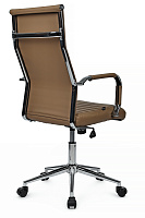 Кресло персонала RivaChair Art RCH 6015H Экокожа коричневая