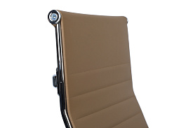 Кресло персонала RivaChair Art RCH 6015H Экокожа коричневая