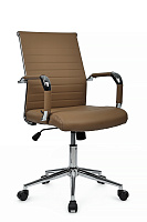 Кресло персонала RivaChair Art RCH 6015M Экокожа коричневая