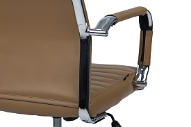 Кресло персонала RivaChair Art RCH 6015M Экокожа коричневая