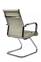 Кресло посетителя RivaChair Art RCH 6015G Экокожа бежевая