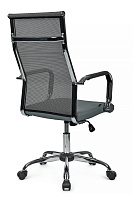 Кресло персонала RivaChair Art RCH 6017H PU Сетка / Экокожа серая