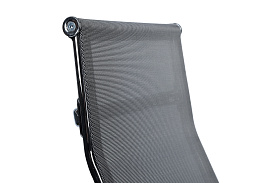 Кресло персонала RivaChair Art RCH 6017H PU Сетка / Экокожа серая