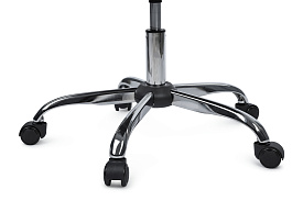 Кресло персонала RivaChair Art RCH 6017H PU Сетка / Экокожа серая