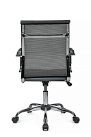 Кресло персонала RivaChair Art RCH 6017M PU Сетка / Экокожа серая