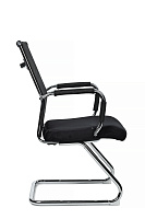 Кресло посетителя RivaChair Art RCH 6017G Сетка / Ткань черная