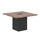 Стол центральный Velion Veneer VRCCT 1212 Американский орех / Яшма черная