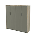 Шкаф высокий комбинированный Magnetic 15ШДС.1808 Okwood/Terra