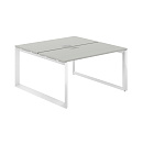 Рабочая станция Prizma PR.245.SH.O59.WH Серый бархат / Белый