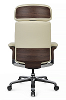 Кресло руководителя RivaChair Mark FK006-A Кожа кремово-белая