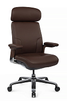 Кресло руководителя RivaChair Mark FK006-A Кожа коричневая