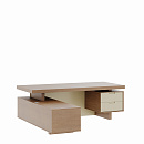 Стол письменный левый Concept CON36210723 Дуб Капучино / Бежевый