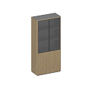 Шкаф для документов высокий ION ИН 343 ГР Дуб Грейдж