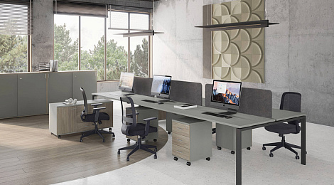 Офис в сером цвете — как создать стильный, современный и уютный интерьер
