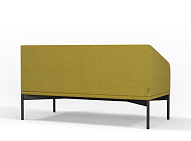 Диван офисный двухместный Дрим ткань