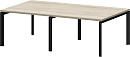 Стол переговорный на металлокаркасе Акцент КТМ-24.14.38 Кронберг/Черный