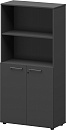 Шкаф высокий Кортез СМШ48.28F Графит