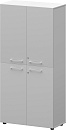 Шкаф высокий Кортез СМШ48.2.28F Белый