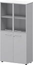 Шкаф высокий Кортез СМШ48.28F.28RS Белый