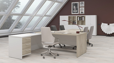 Новинка! Коллекция мебели для кабинета Кортез