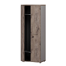 Шкаф для одежды Vilas B-721 Дуб Веллингтон Табак / Кубанит серый