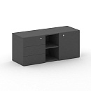 Греденция Fresco CRU.GR-1 Базальт UM/Черный UM