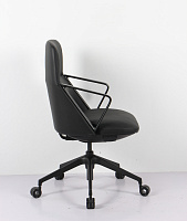 Кресло руководителя Glam/B Кожа черная