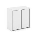 Шкаф низкий широкий Корнер (Corner) COR.ST-3.1 Белый бриллиант/Белый