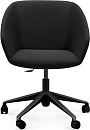 Кресло посетителя Алма (Alma) R10 Кожа черная Dakota black