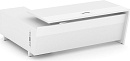 Стол руководителя Корнер (Corner) COR.SRT-20.2(R) Белый бриллиант/Белый