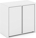 Шкаф низкий широкий Корнер (Corner) COR.ST-3.1 Белый бриллиант/Белый